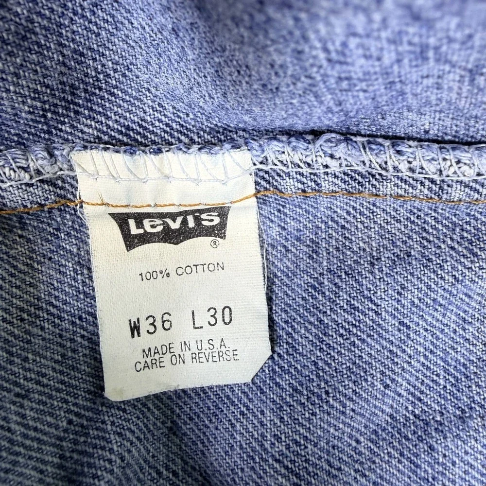 Vintage Levi's 550 Tapered Leg Jeans Mens‎ 36x30 Blue Denim Cotton Relaxed Fit